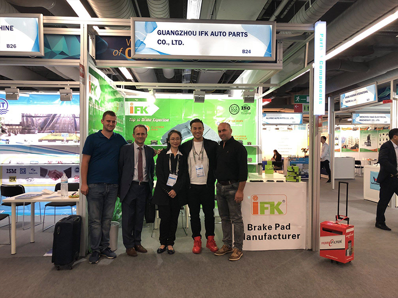 2018 Automechanika Frankfurt Show para IFK Pastillas de disco